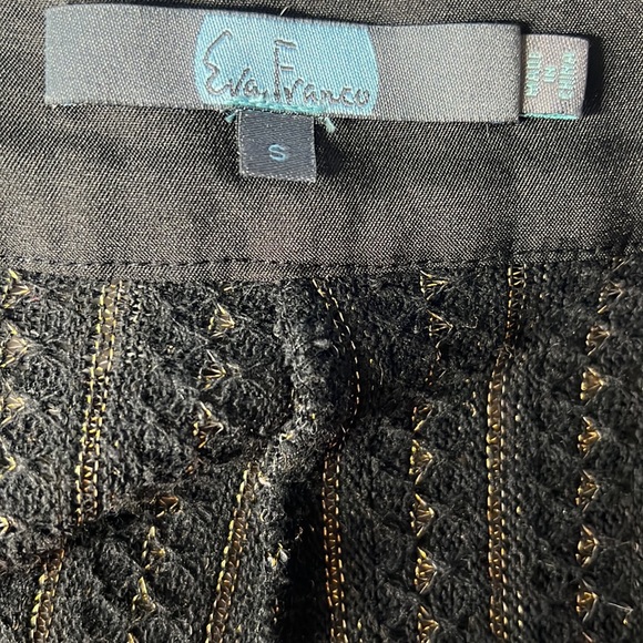 Anthropologie Blake Striped Wrap Pant size small cotton pockets - Picture 9 of 11